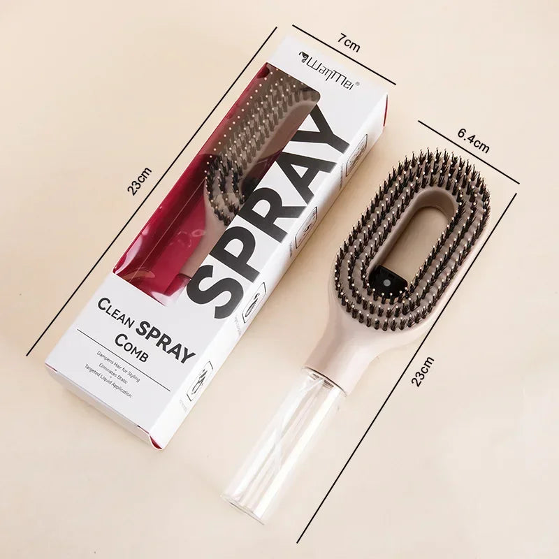 Spazzola districante 2-in-1 - utilizzo sui capelli